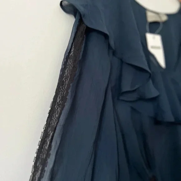 ASOS Maternity Sheer Blouse with Tie | Size 16 - Picture 2 of 7